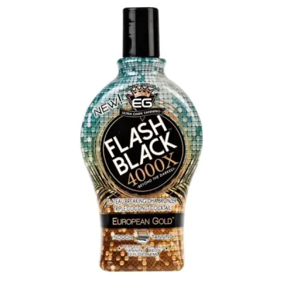 لوسیون سولاریوم یوروپین گلد مدل FLASH BLACK 4000X